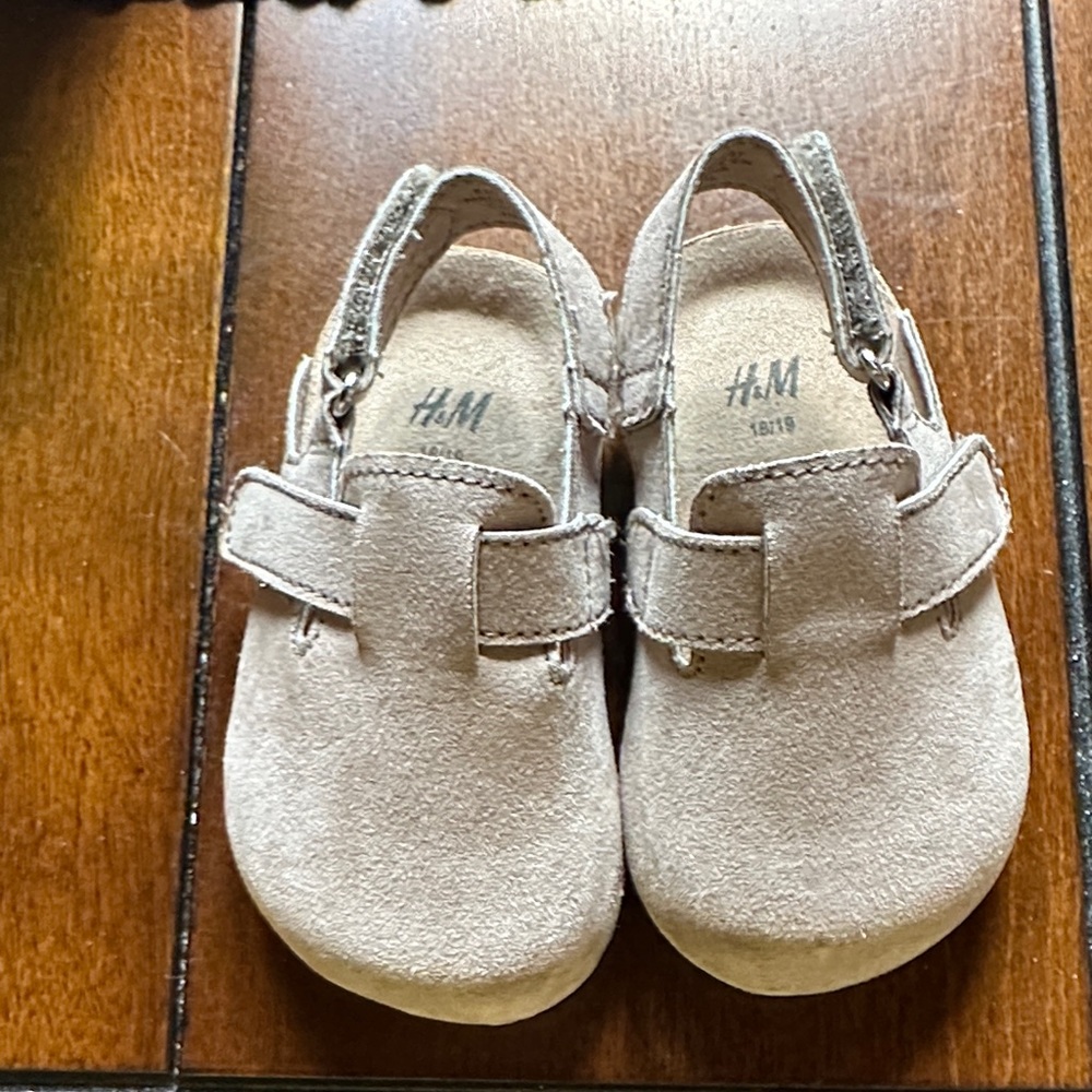 H&M Baby Cream Clog Shoes